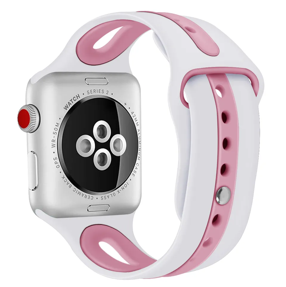 Apple Watch Dual Colour Silicone Band