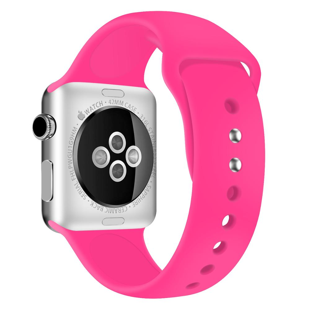 Apple Watch Double Pin Colourful Silicone Band