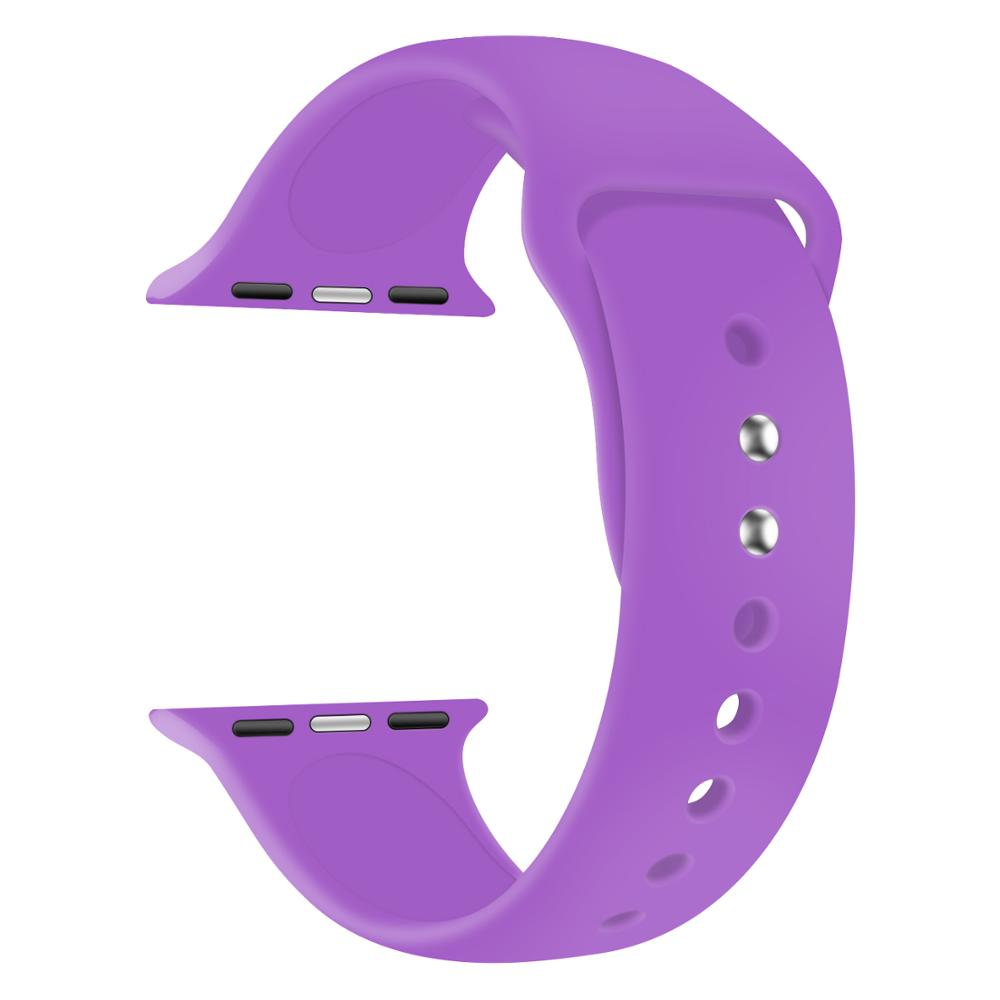 Apple Watch Double Pin Colourful Silicone Band