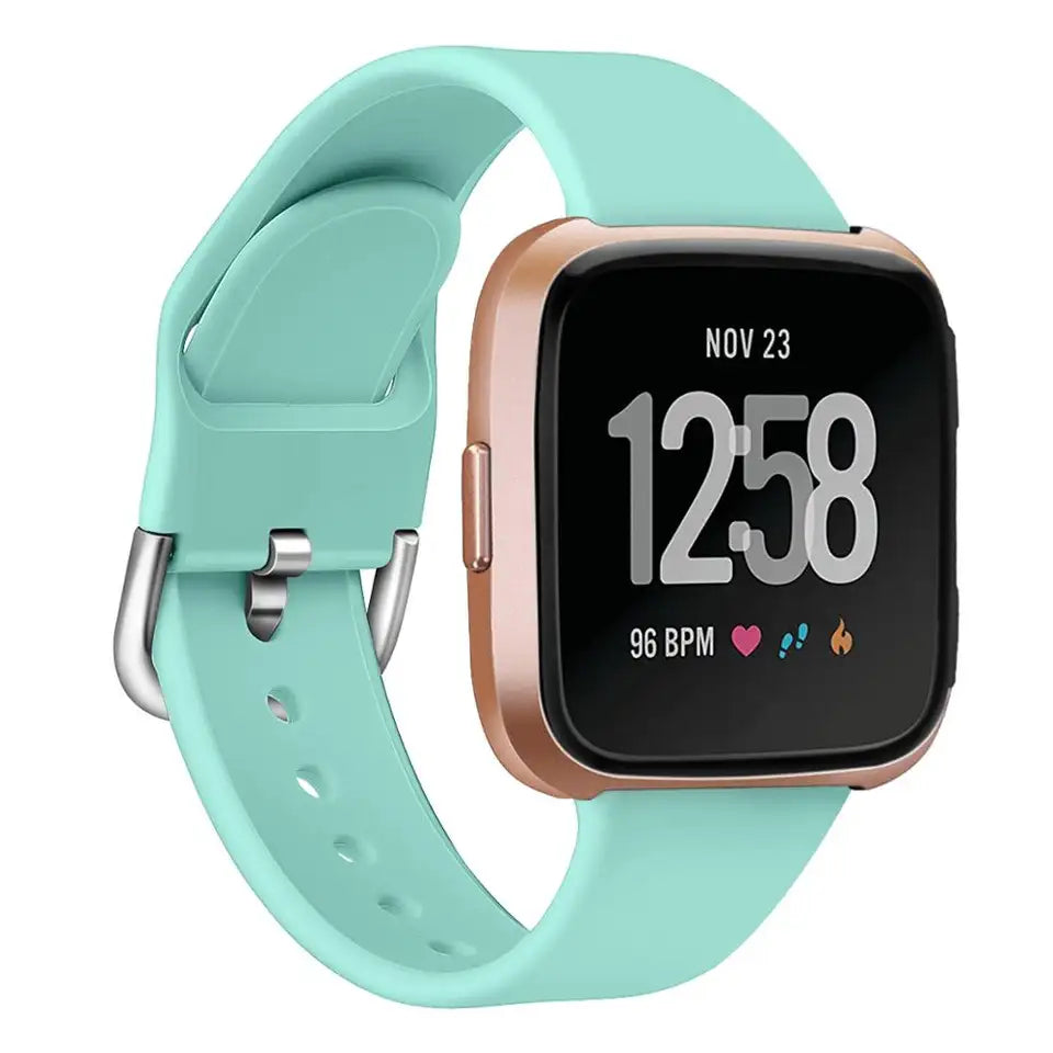 FitBit Versa 2 Black Silicone Band