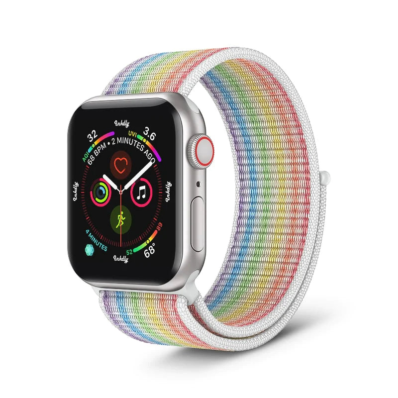 Apple Watch Rainbow Velcro Strap