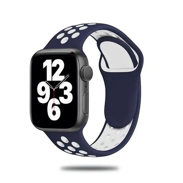 Apple Watch Silicone Mesh 2 Colour Band