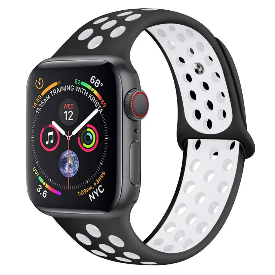 Apple Watch Silicone Mesh 2 Colour Band