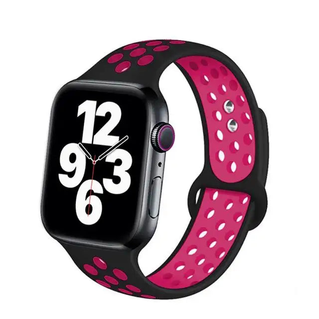 Apple Watch Silicone Mesh 2 Colour Band