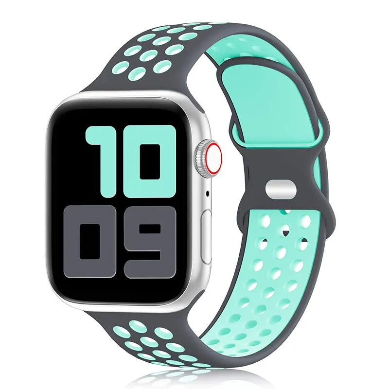 Apple Watch Silicone Mesh 2 Colour Band