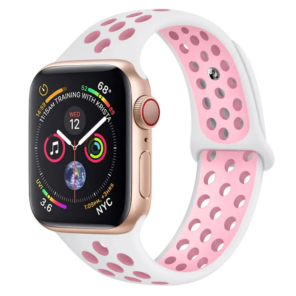 Apple Watch Silicone Mesh 2 Colour Band