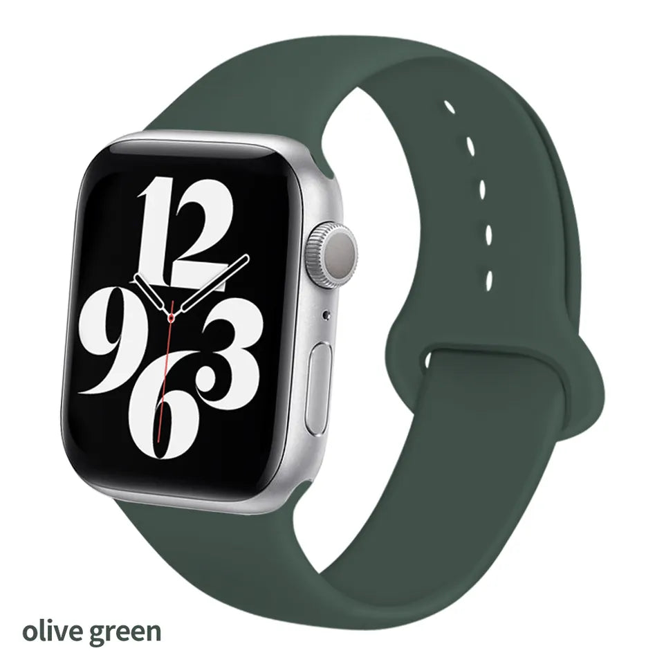 Apple Watch Silicone Single Pin Band